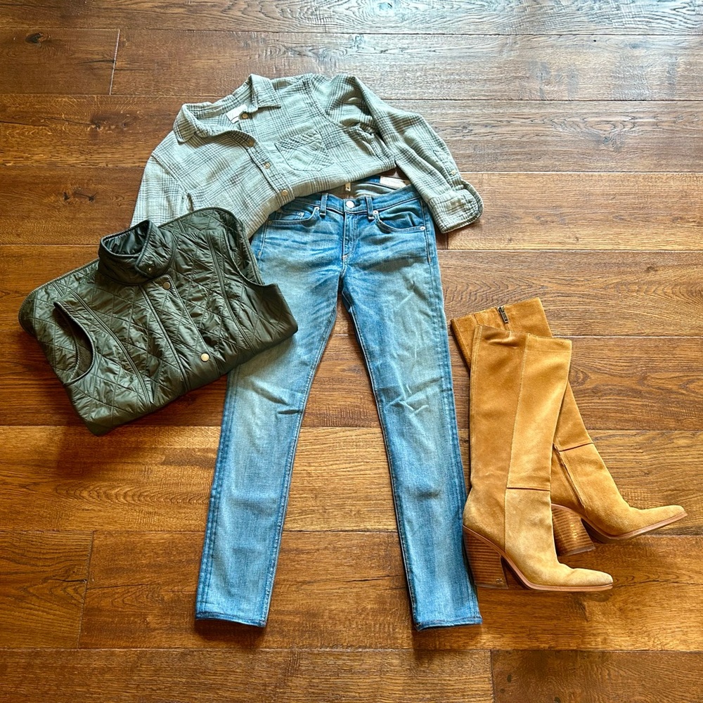 rag & bone Light Blue Skinny Jeans
